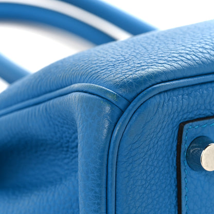 Hermes Togo Verso Birkin 30 Bleu Zanzibar Malachite 9 of 12