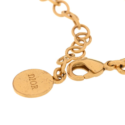 Christian Dior Metal Petit CD Chain Bracelet Gold 3 of 4