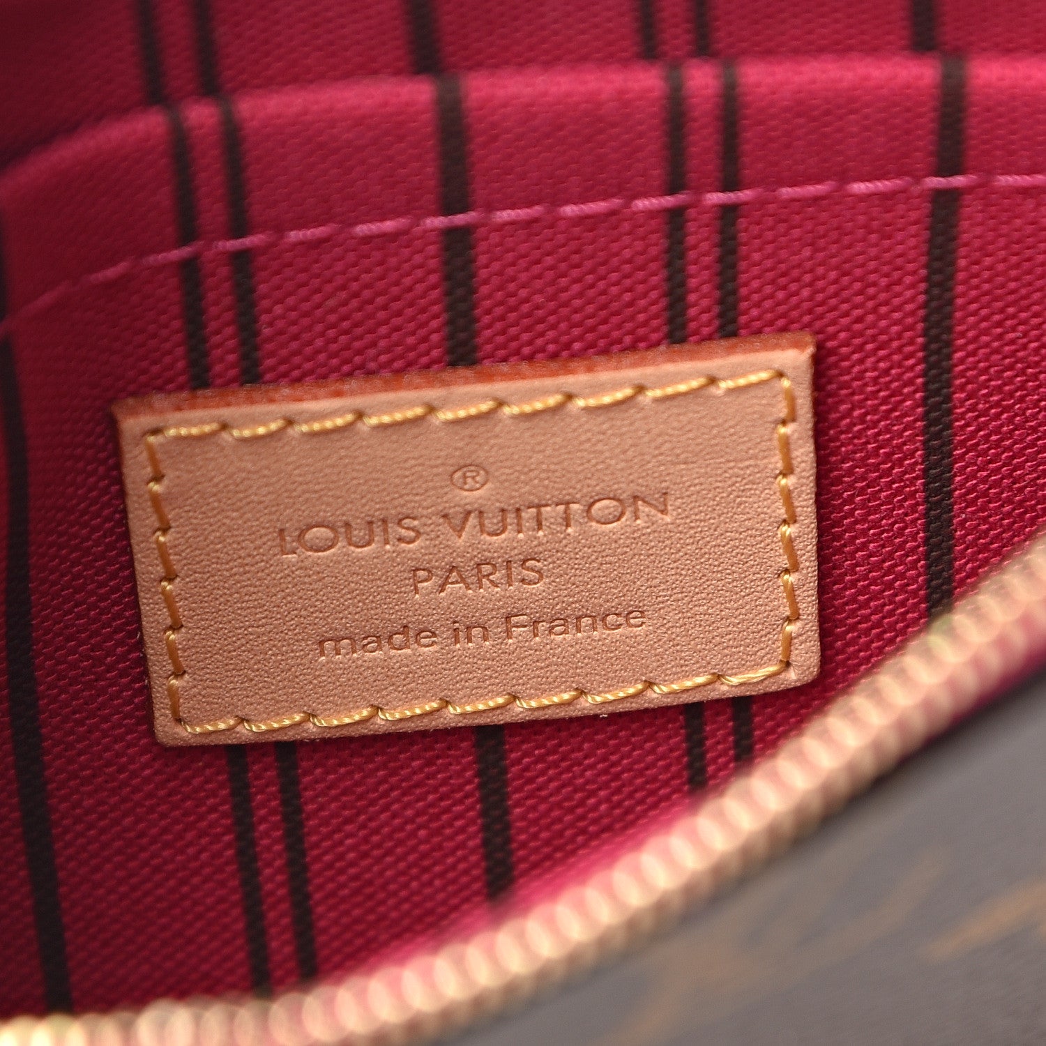 Louis Vuitton Monogram Neverfull PM Pochette Pivoine 6 of 7