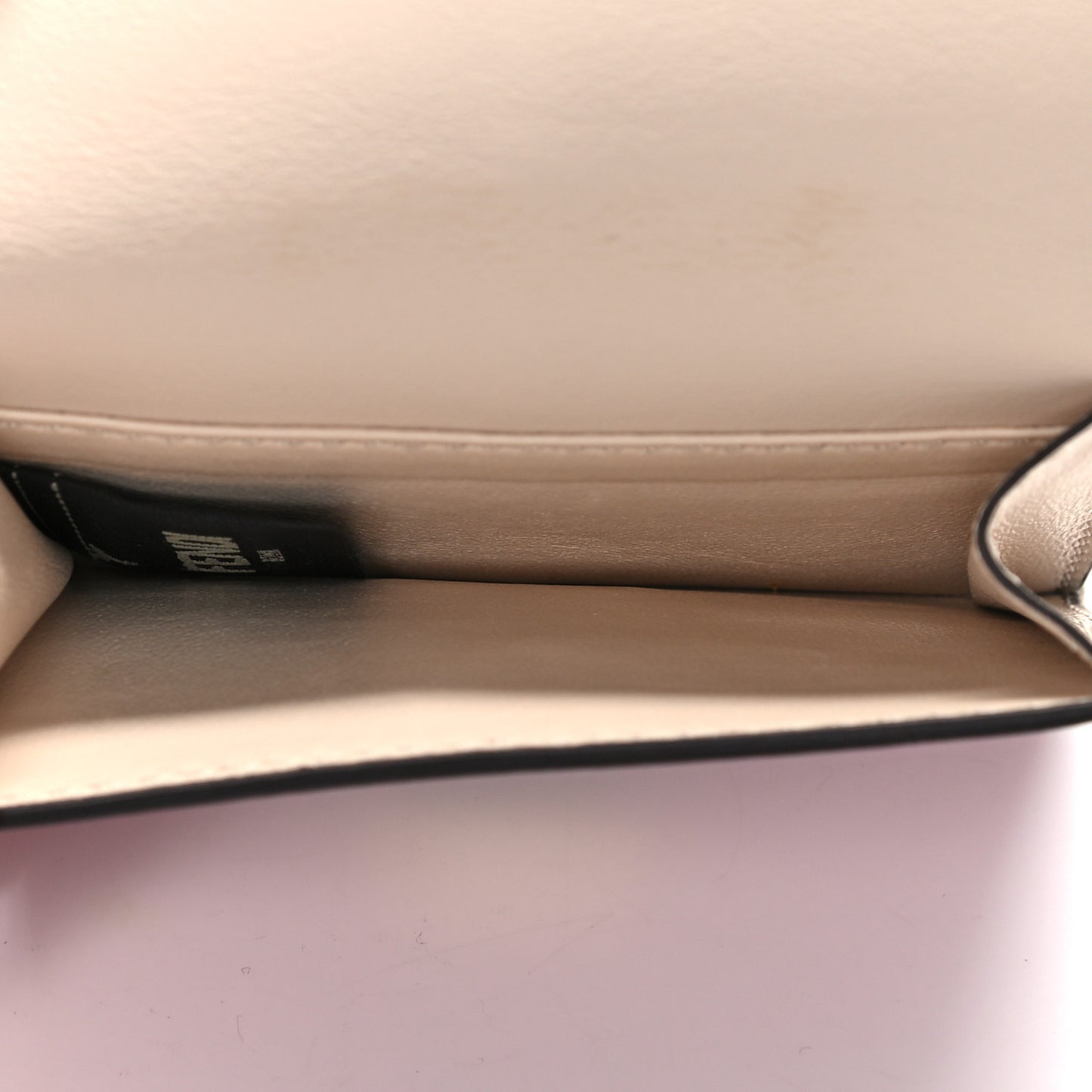 Vitello Grace Peekaboo Micro Tri-Fold Wallet Fragola