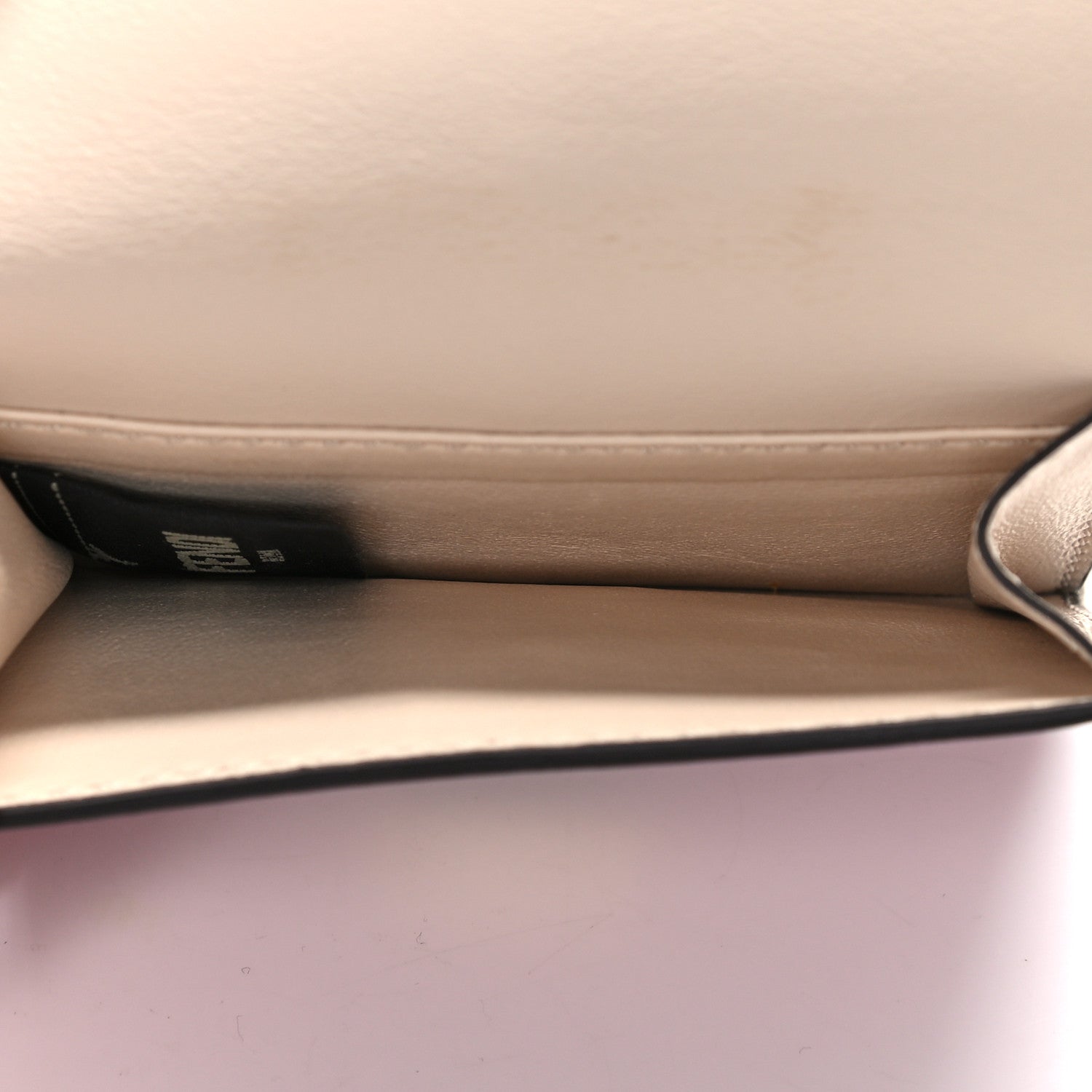 Fendi Vitello Grace Peekaboo Micro Tri-Fold Wallet Fragola 6 of 12