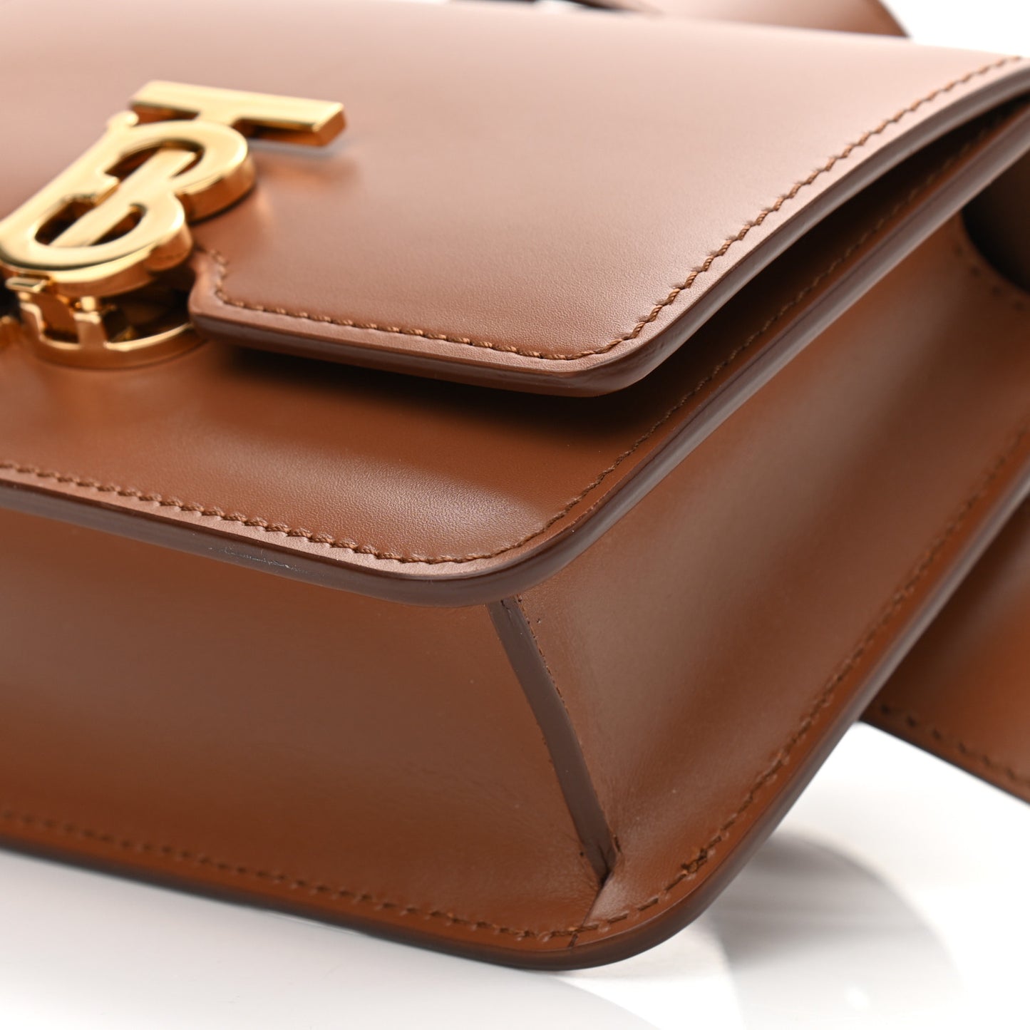 Calfskin TB Belt Bag Malt Brown