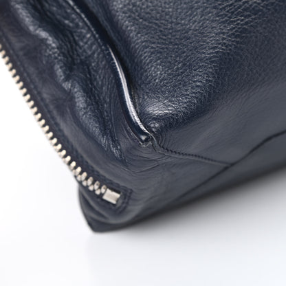 Balenciaga Veau Papier A6 Zip Around Tote Bleu Nuit 12 of 15