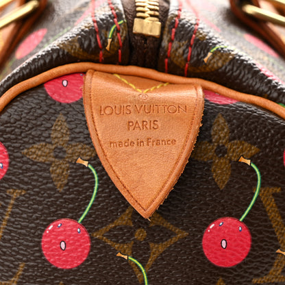 Louis Vuitton Monogram Cerises Speedy 25 6 of 9