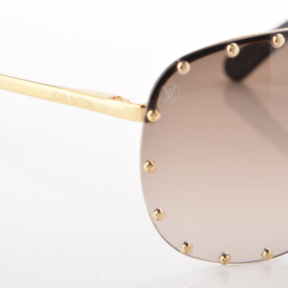 Louis Vuitton The Party Aviator Gradient Sunglasses Z0914U Brown 6 of 6