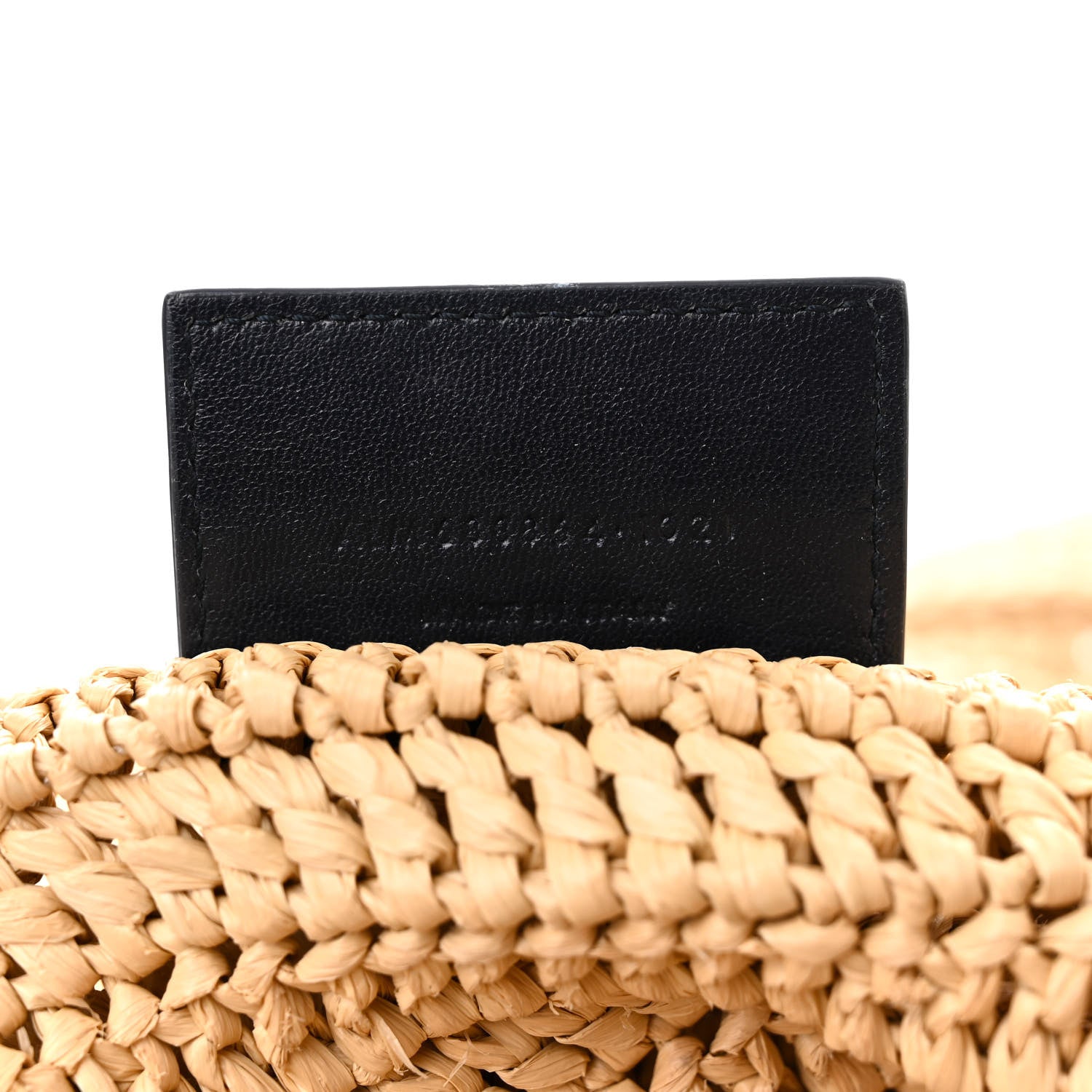 Saint Laurent Raffia Rive Gauche Tote Natural 7 of 10