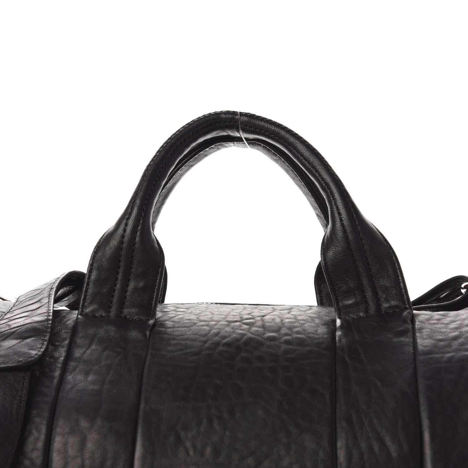 Alexander Wang Pebbled Lambskin Rocco Black Rose Gold Hardware 10 of 10
