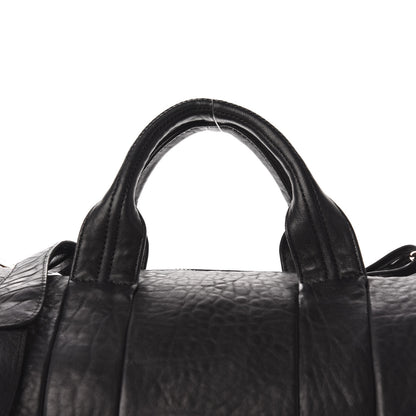 Alexander Wang Pebbled Lambskin Rocco Black Rose Gold Hardware 10 of 10