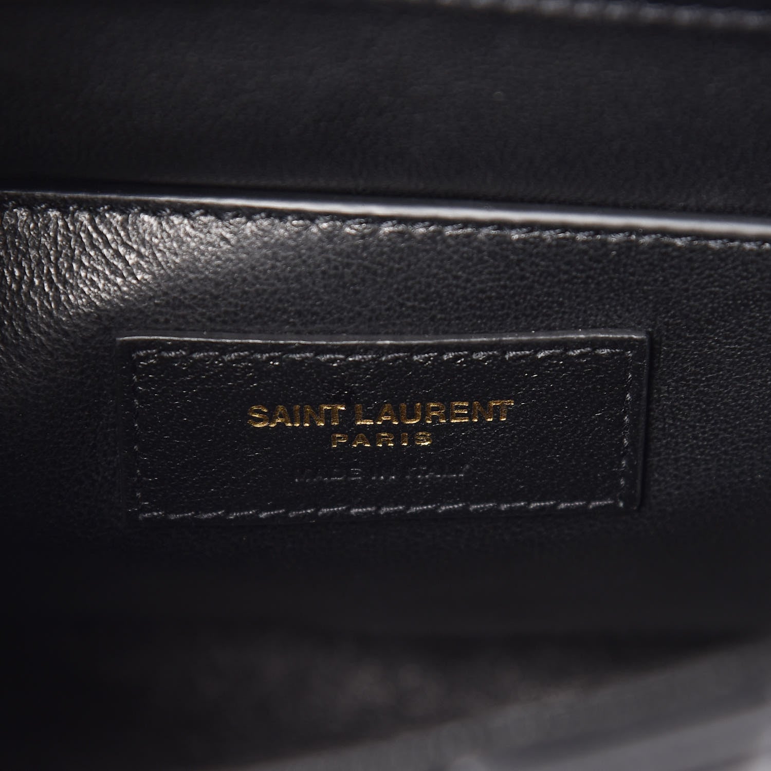 Saint Laurent Lambskin Matelasse Monogram Medium Vicky Chain Bag Black 6 of 9