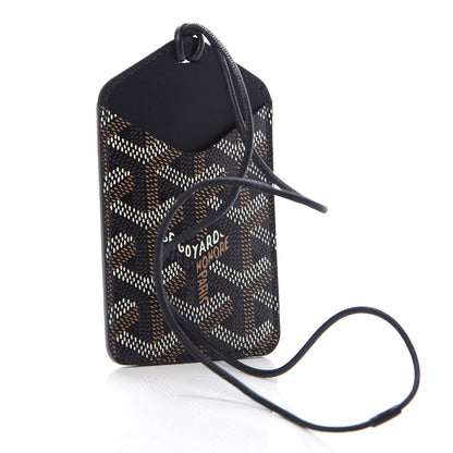 Goyard Goyardine Luggage Tag Black 4 of 6