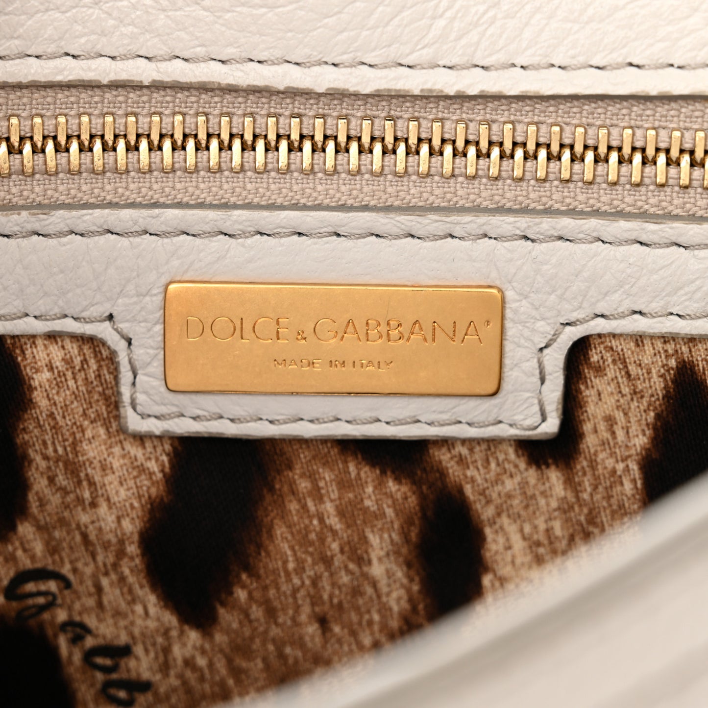 Calfskin Medium Miss Sicily Satchel White