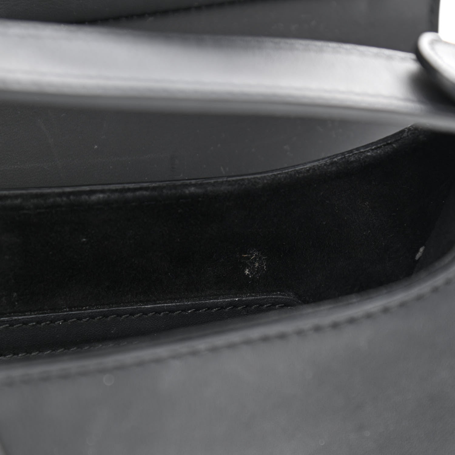 Christian Dior Ultra Matte Calfskin Saddle Bag Black 11 of 13