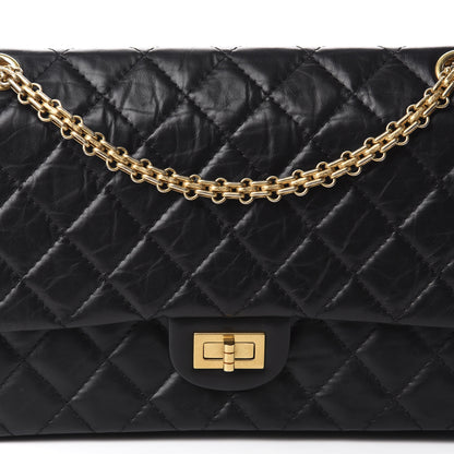 Chanel Aged Calfskin Quilted 2.55 Reissue 226 Flap Black 10 of 11