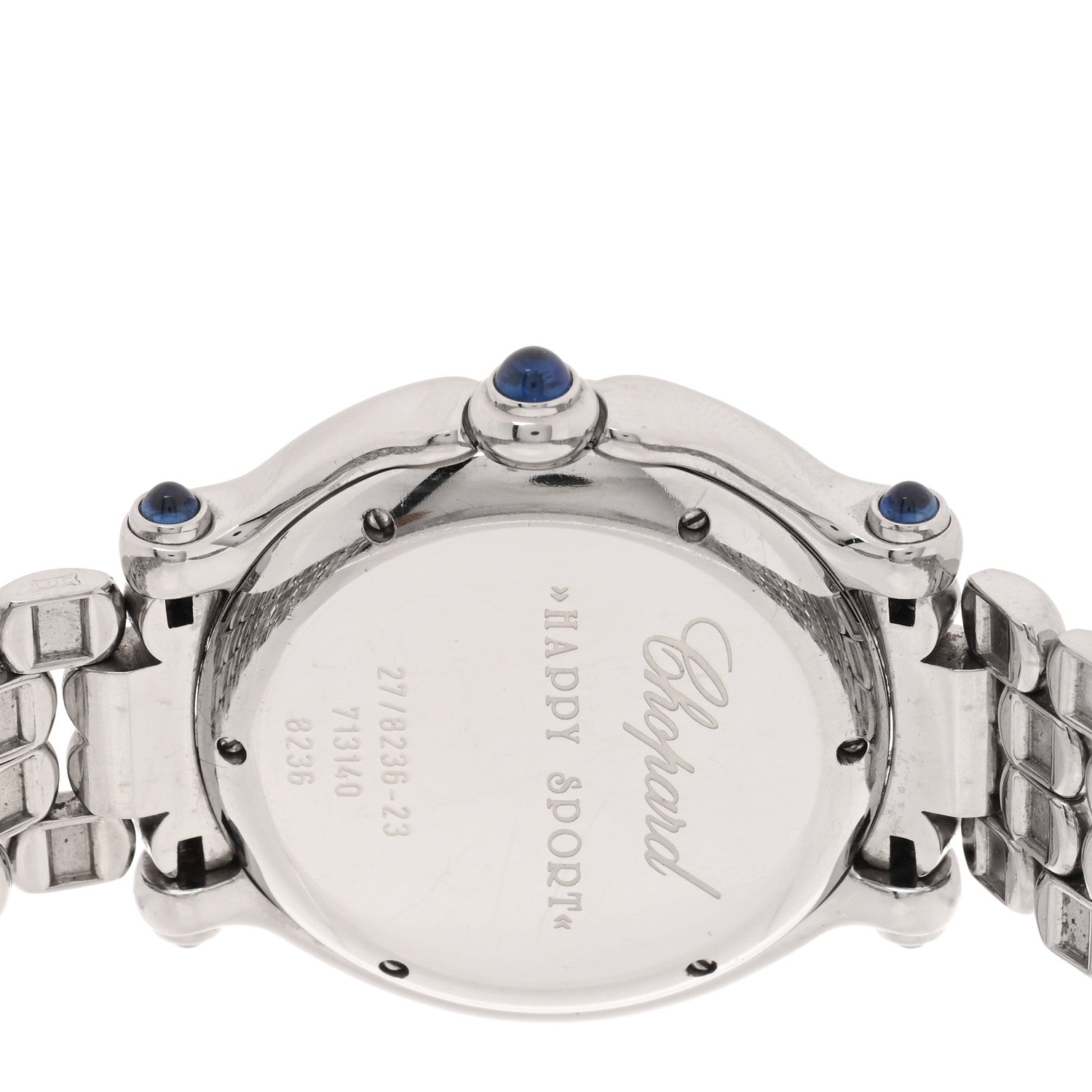 Chopard Stainless Steel 7 Diamond 32mm Happy Sport Quartz Watch 4 of 4