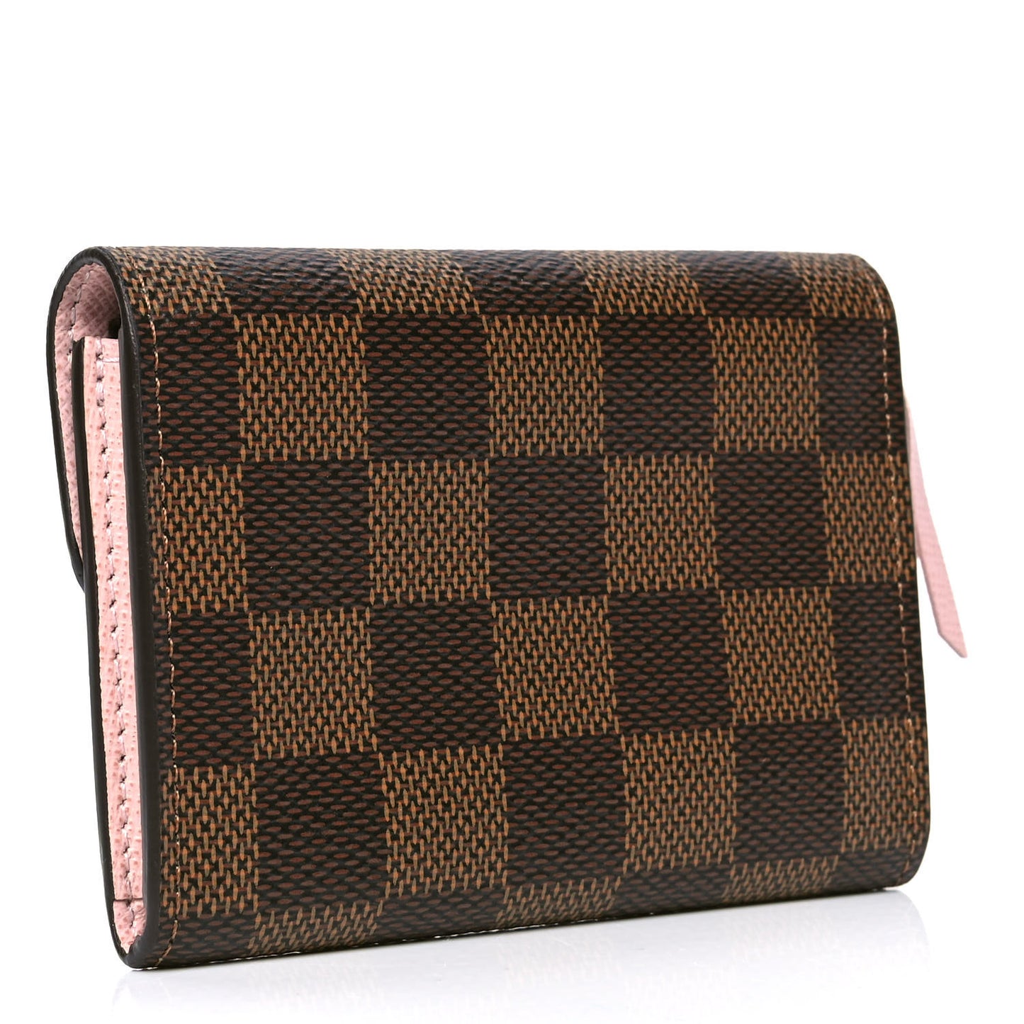 Damier Ebene Rosalie Coin Purse Rose Ballerine