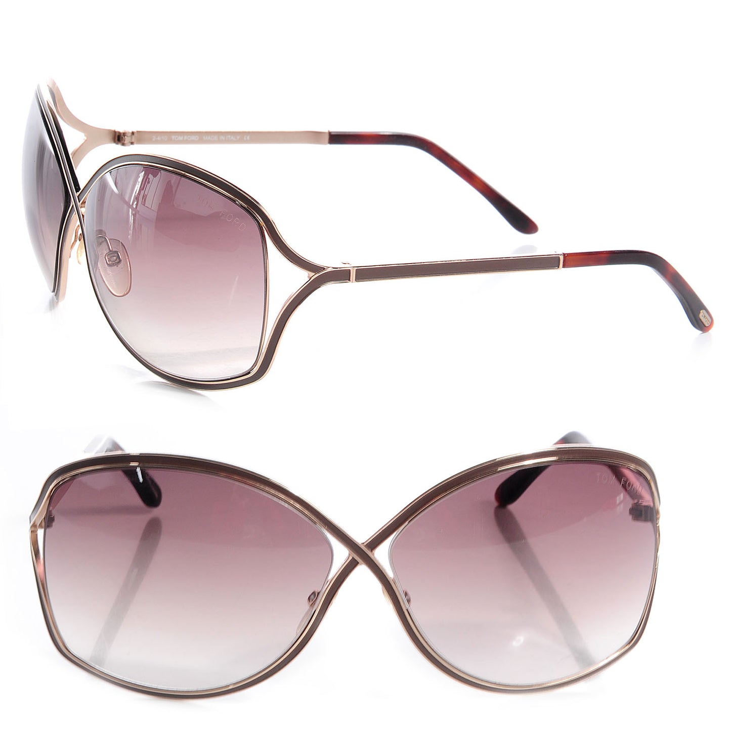 Enamel Rickie Sunglasses TF179 Brown