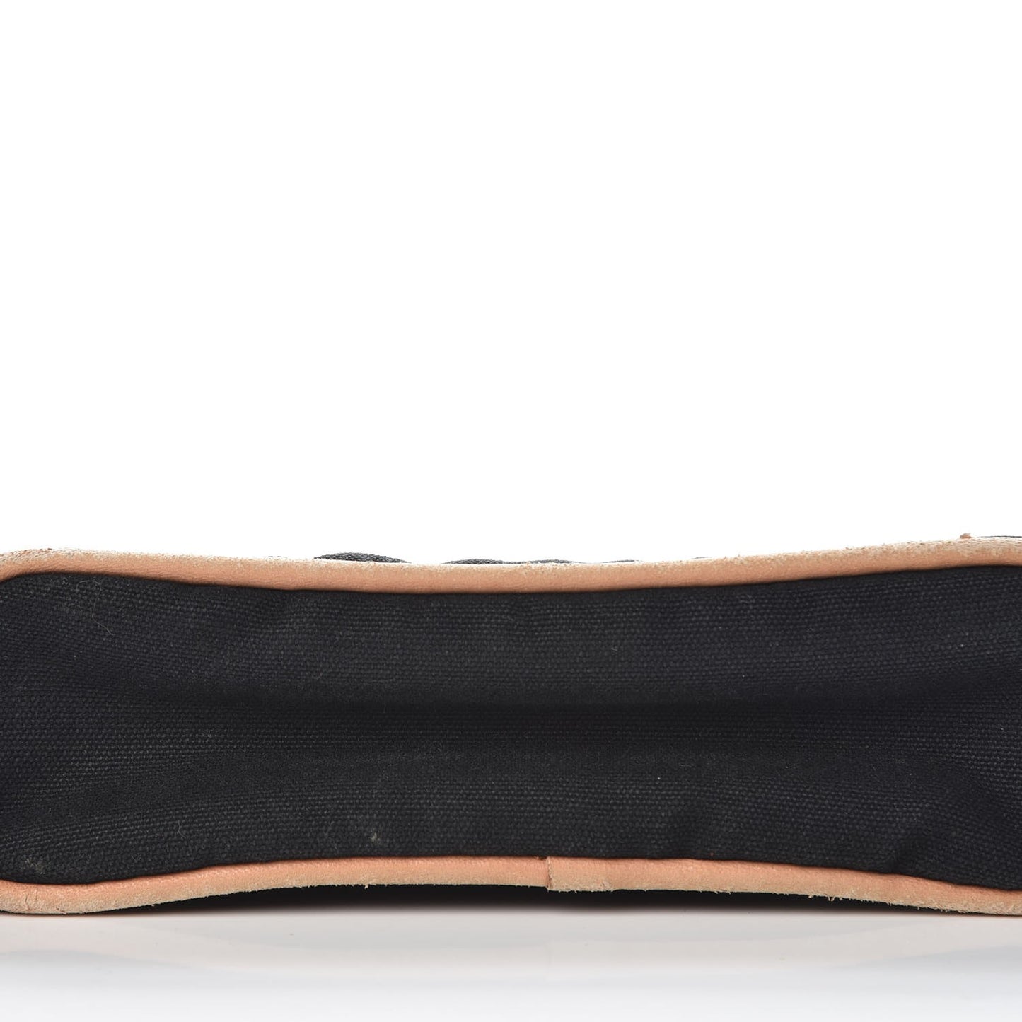 Cotton Canvas Mini Bolide Travel Cosmetic Pouch Black