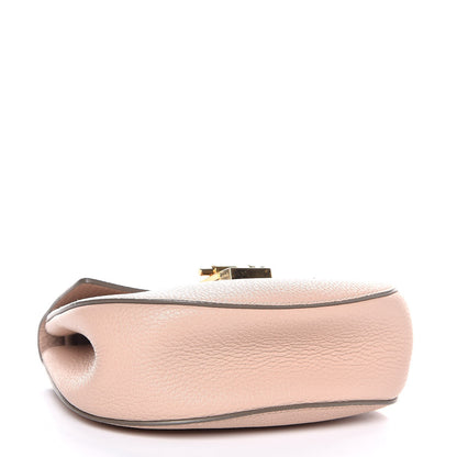 Chloe Grained Lambskin Mini Drew Shoulder Bag Cement Pink 4 of 6