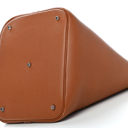 Hermes Taurillon Clemence Picotin 26 GM Gold 8 of 11