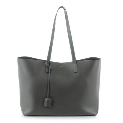 Saint Laurent Calfskin Large Shopping Tote Dark Grey 1 of 9