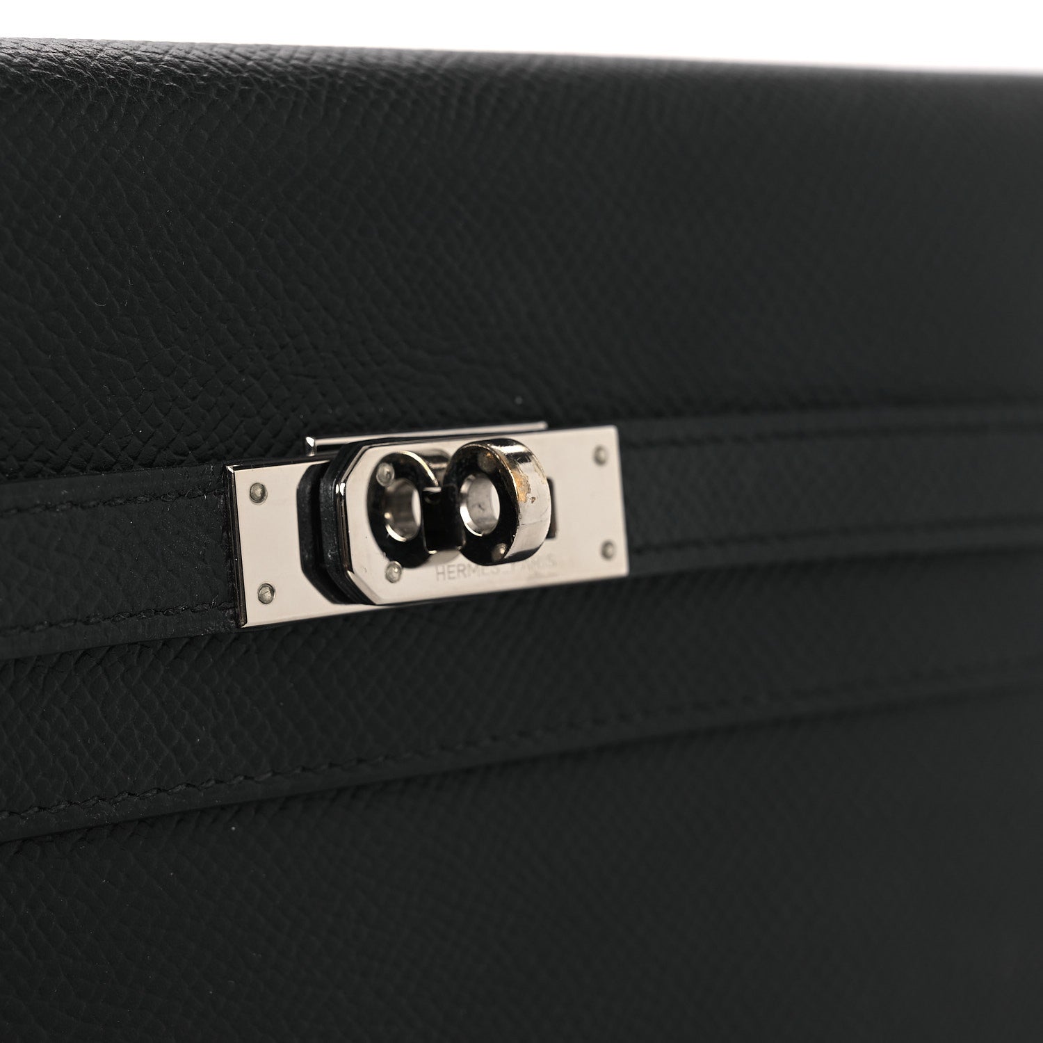Hermes Epsom Kelly Longue Wallet Black 9 of 9