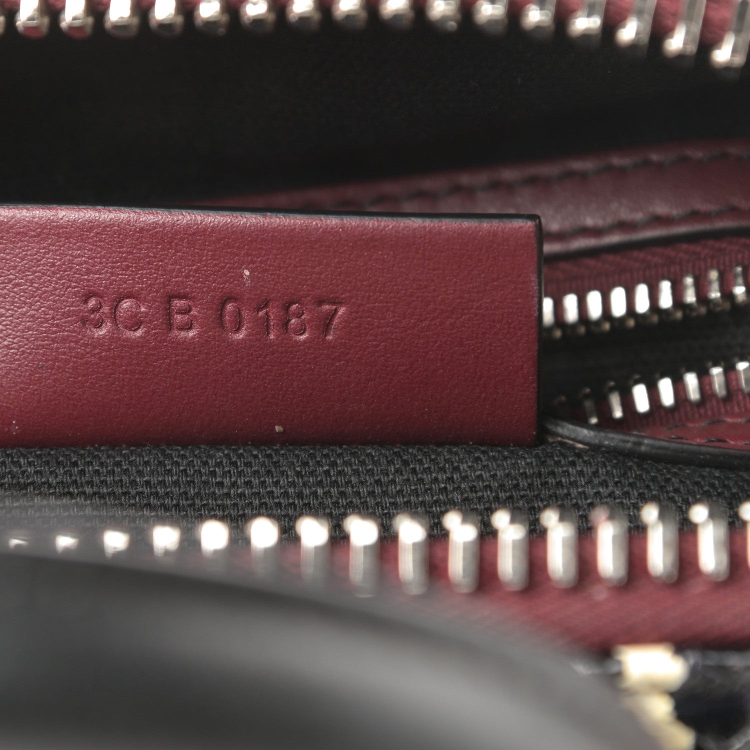 Givenchy Smooth Calfskin Ayers Mini Bi-Color Antigona Wine Black 7 of 14