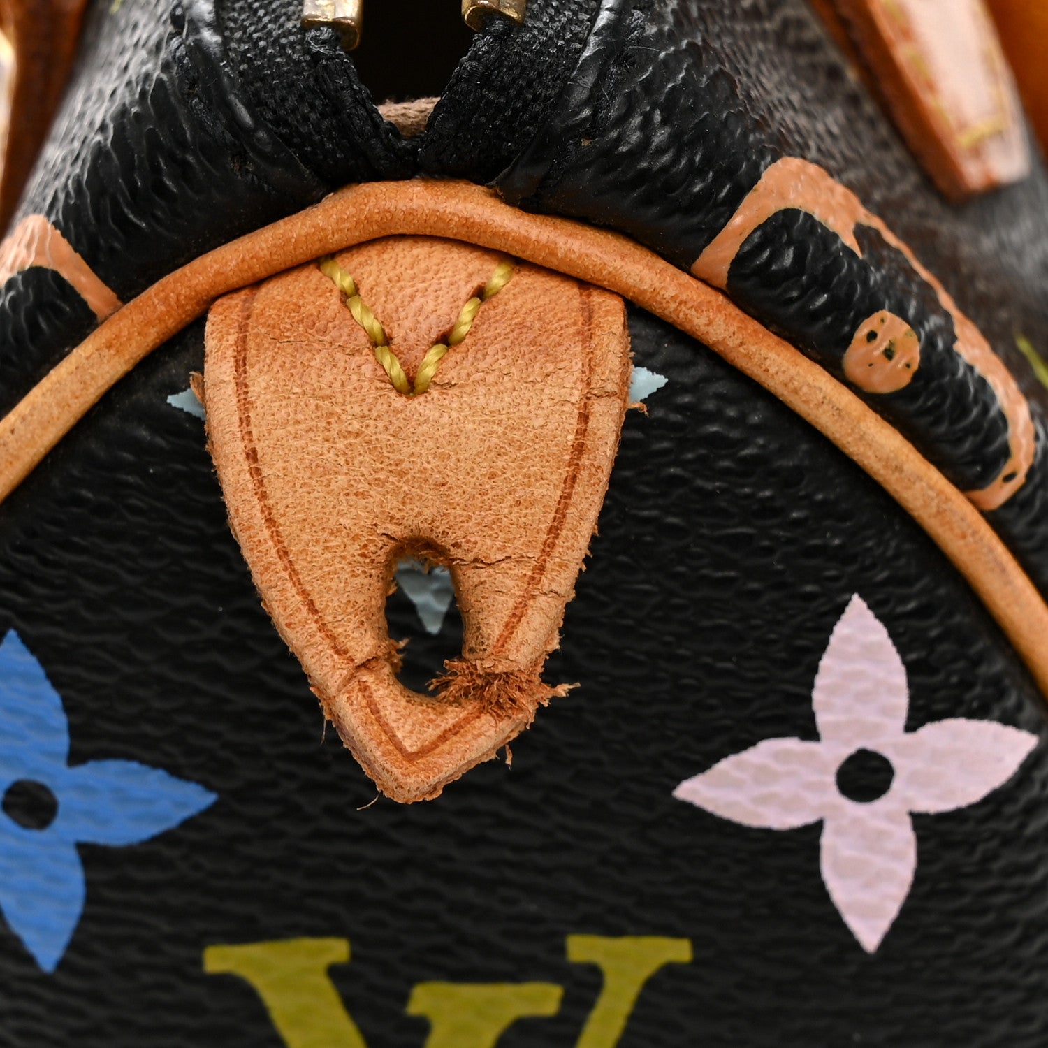 Louis Vuitton Monogram Multicolor Mini Sac HL Speedy Black 7 of 13