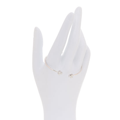 Tiffany 18K White Gold Diamond Aria Wire Bracelet 2 of 5