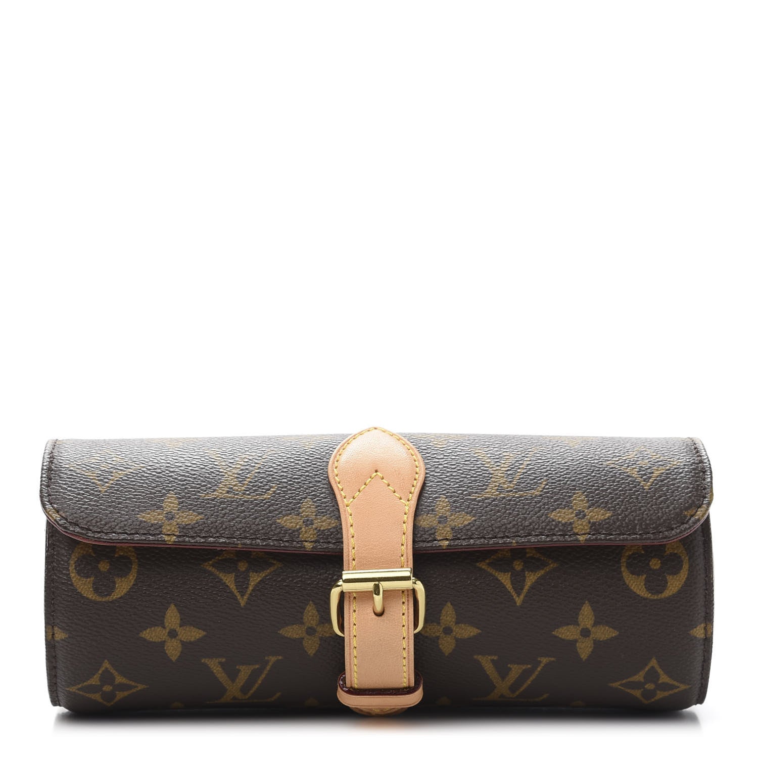 Louis Vuitton Monogram 3 Watch Travel Case 1 of 10