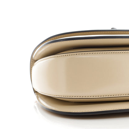 Gucci Boarded Dyana Lux Calfskin Web Small Bamboo 1947 Top Handle Bag Oatmeal 9 of 10