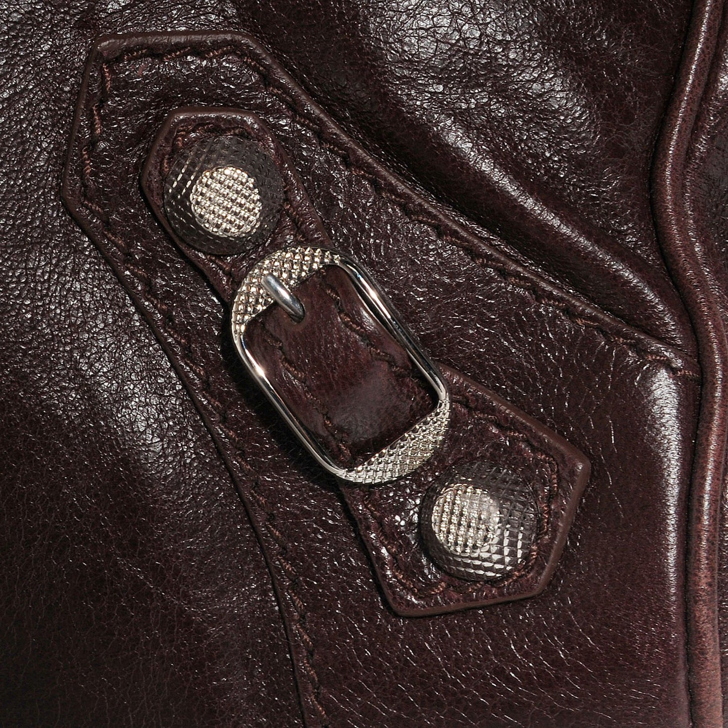 Agneau Giant 12 Silver Hardware Velo Cigar Fonce