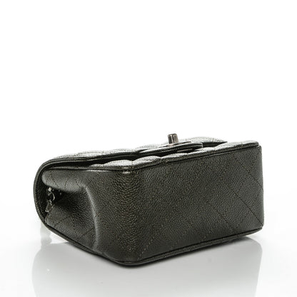 Chanel Caviar Quilted Mini Square Flap Dark Charcoal 4 of 7