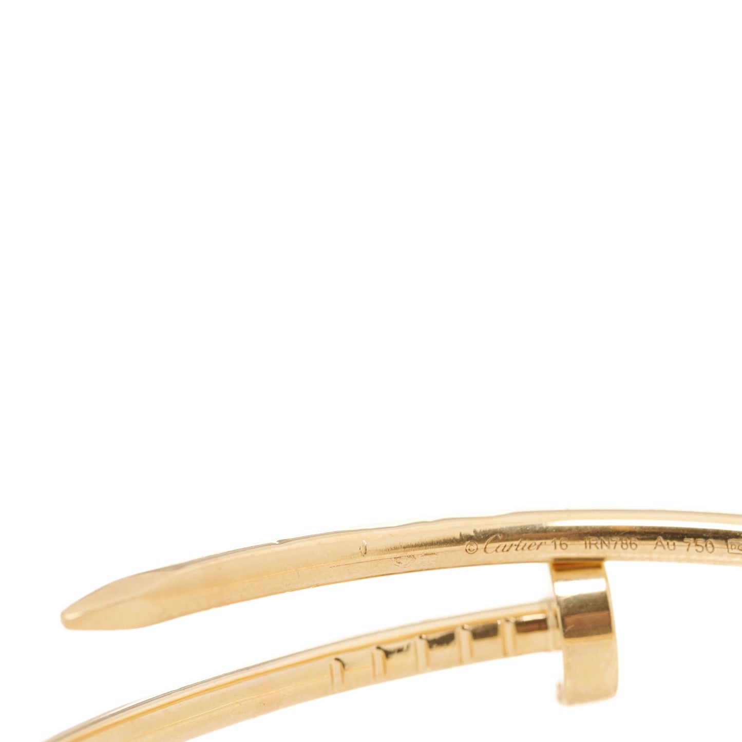 18K Yellow Gold Small Juste Un Clou Bracelet 16
