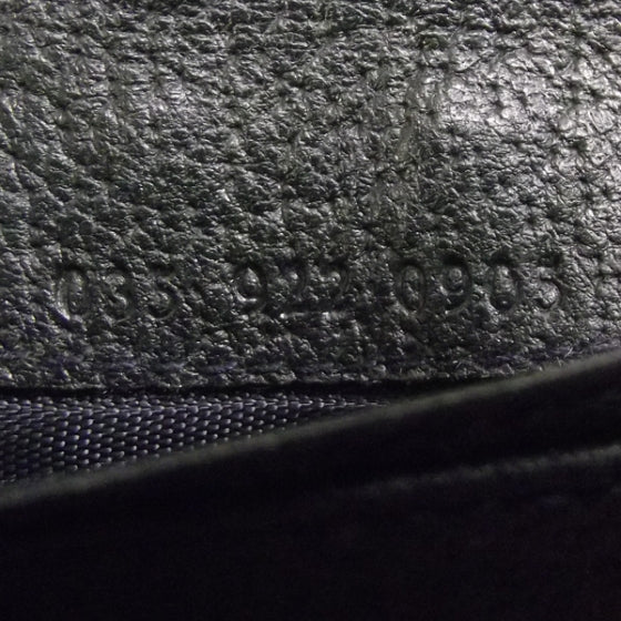 Monogram Checkbook Wallet Navy