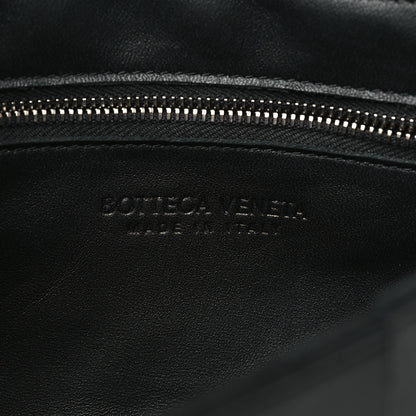 Bottega Veneta Lambskin Maxi Intrecciato Cassette Crossbody Bag Black 6 of 10