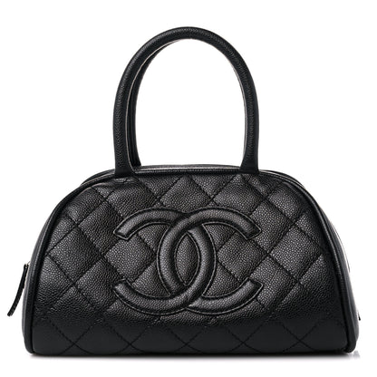 Chanel Caviar Quilted Small Bowler Black 1 of 9
