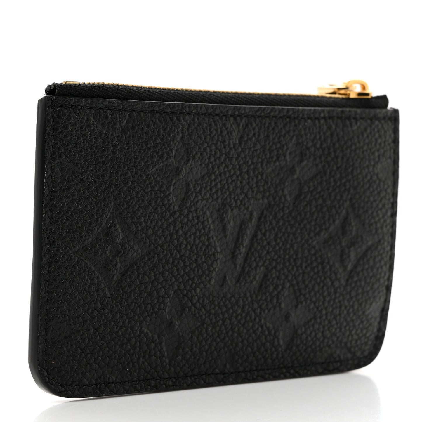 Empreinte Monogram Zipped Romy Card Holder Black