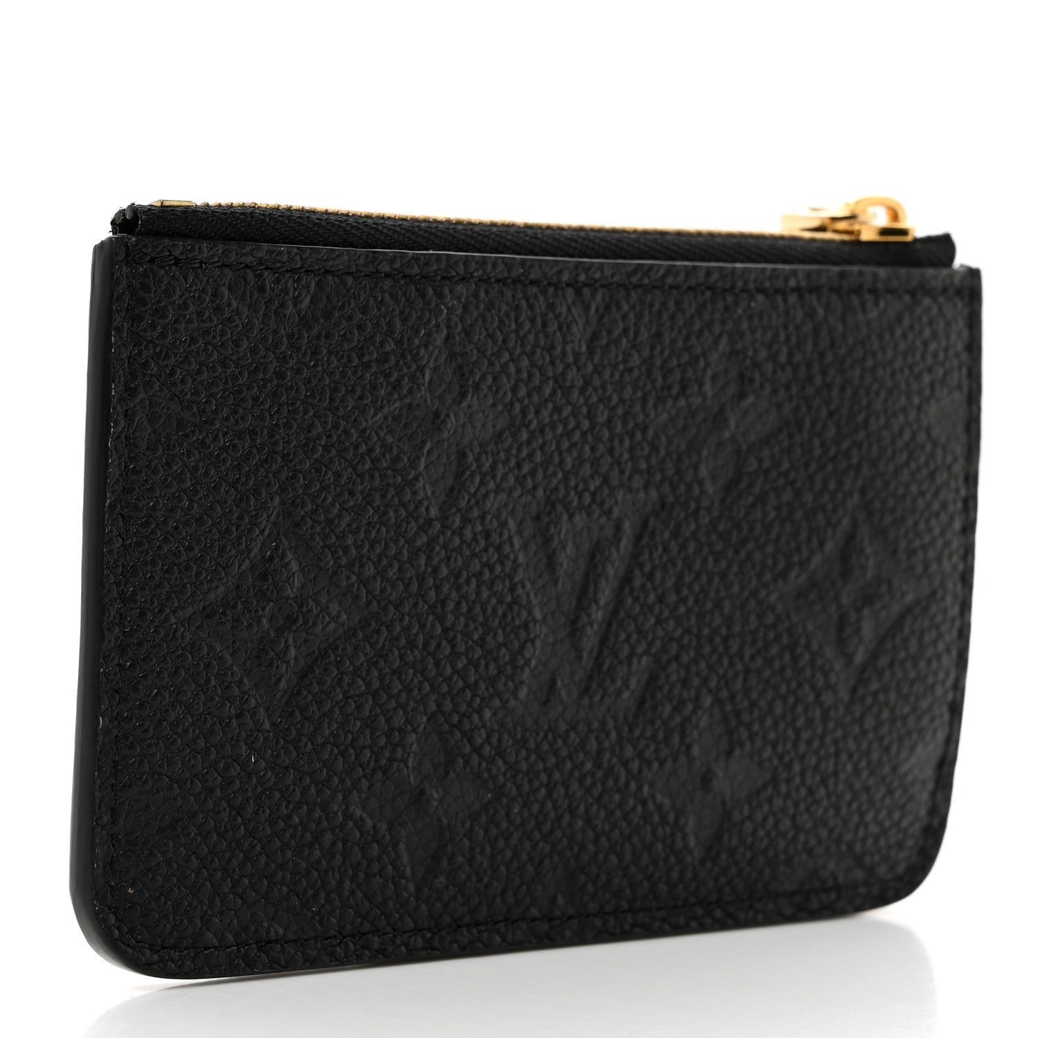 Louis Vuitton Empreinte Monogram Zipped Romy Card Holder Black 3 of 6