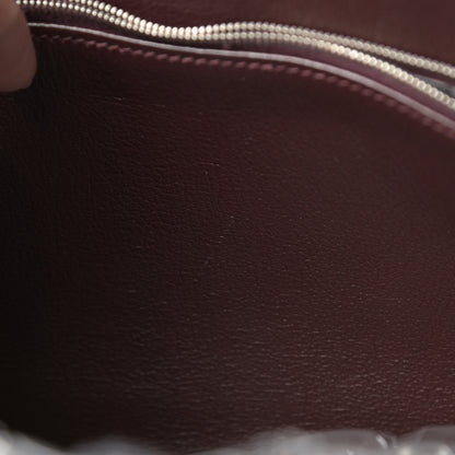 Hermes Taurillon Clemence Jypsiere 34 Prune 12 of 13