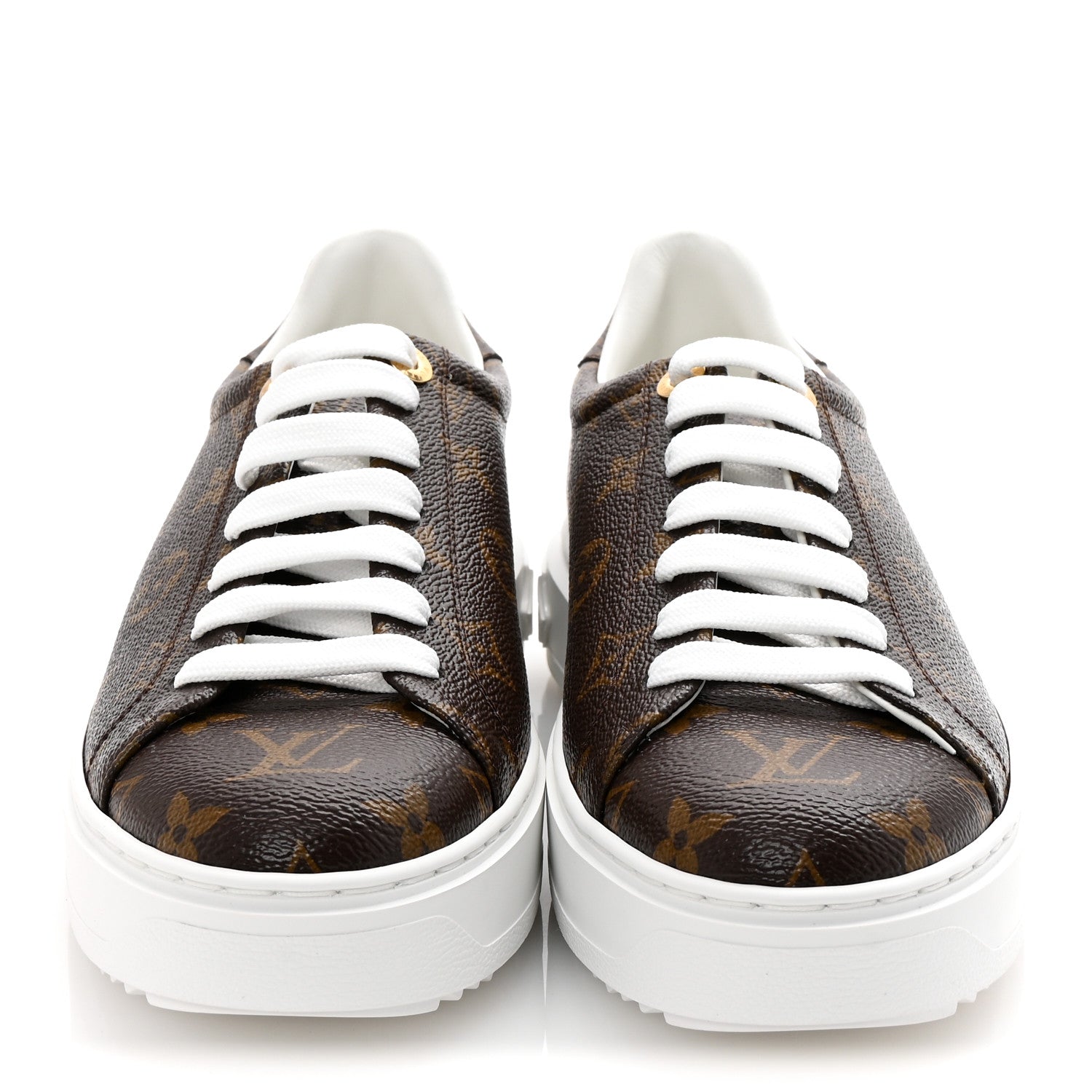 Louis Vuitton Monogram Time Out Sneakers 38.5 3 of 10