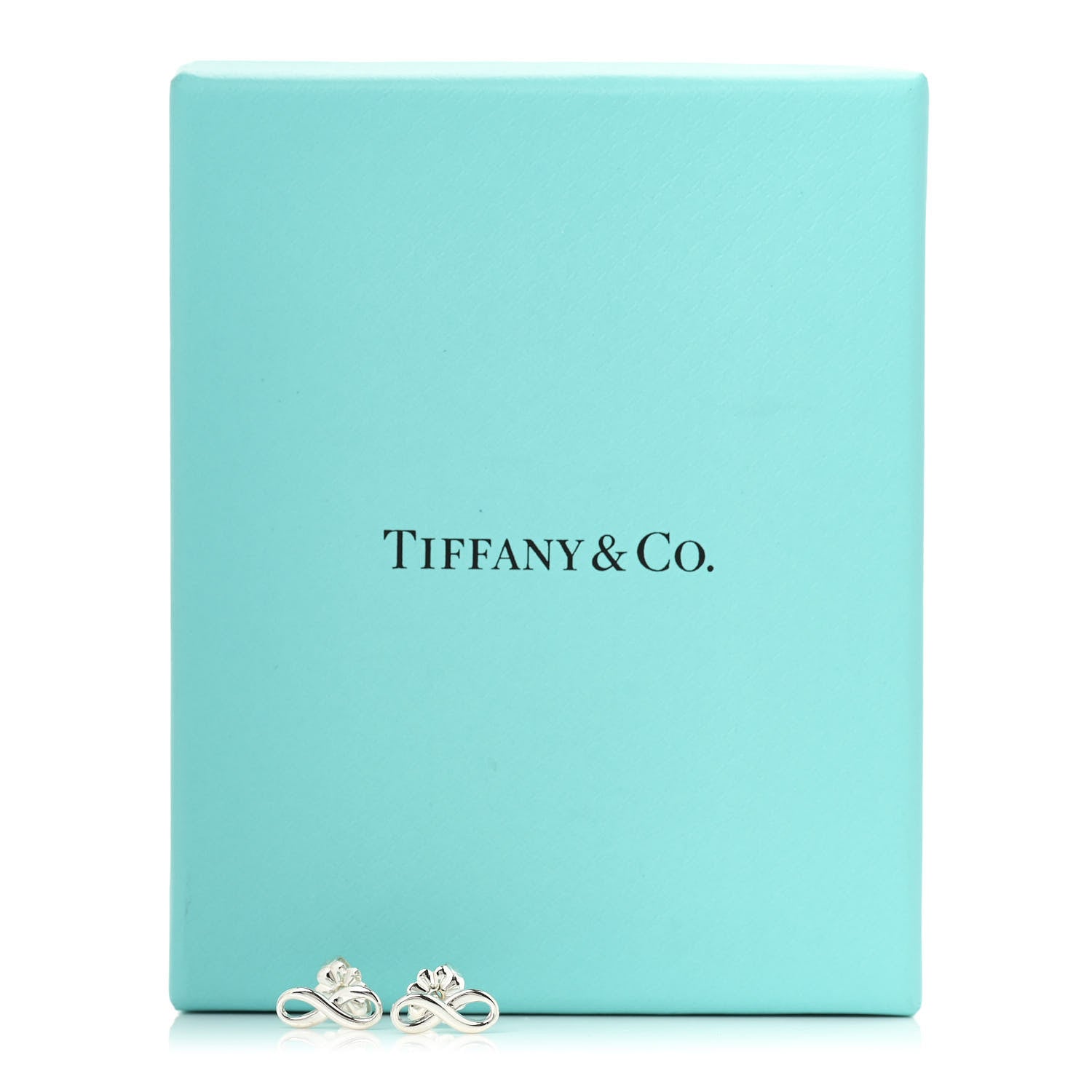Tiffany Sterling Silver Infinity Earrings 5 of 5