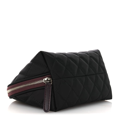 Chanel Nylon Quilted Small Cosmetic Case Black 4 of 12