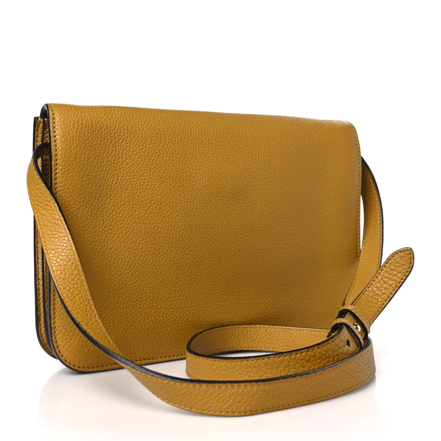 Grand Prix Calfskin Small Jackie Shoulder Bag Yellow