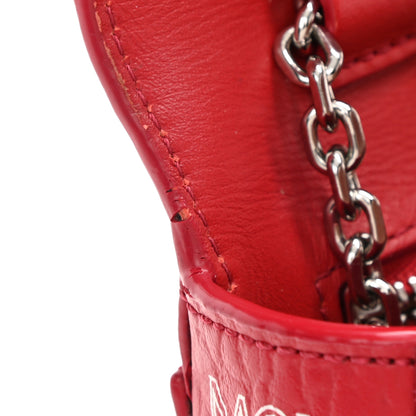 MCM Visetos Medium Tracy Crossbody Bag Ruby Red 10 of 11
