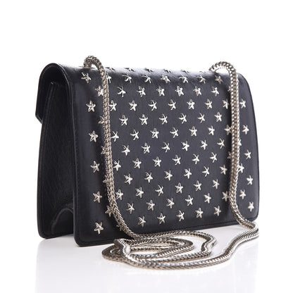 Saint Laurent Calfskin Star Studded Mini Betty Black 3 of 7