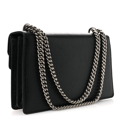 Gucci Pebbled Calfskin Small Dionysus Shoulder Bag Black 2 of 11