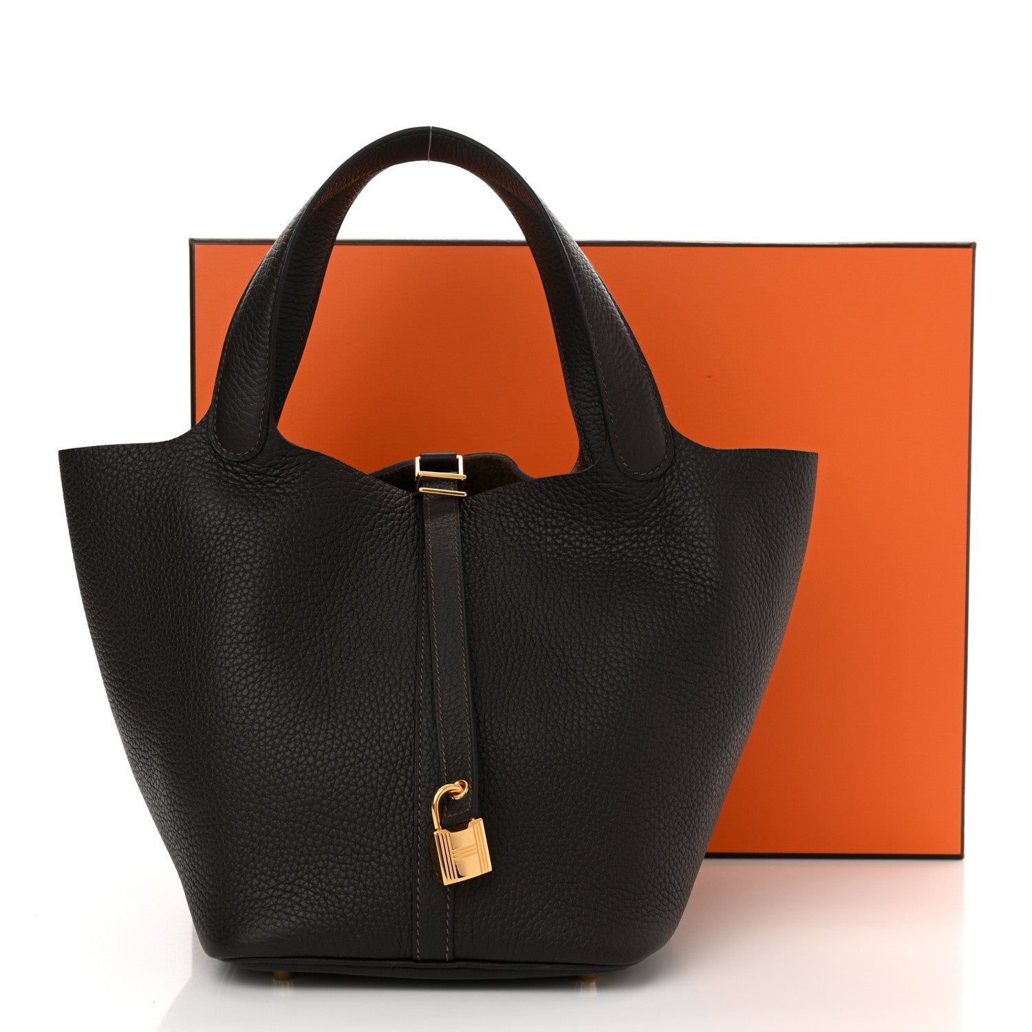 Hermes Taurillon Clemence Picotin Lock 22 MM Ebene 10 of 10