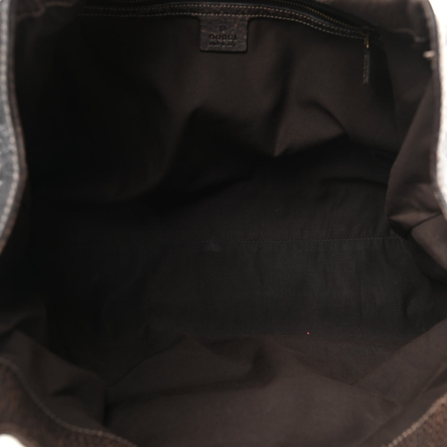 Guccissima Large New Pelham Shoulder Bag Dark Brown