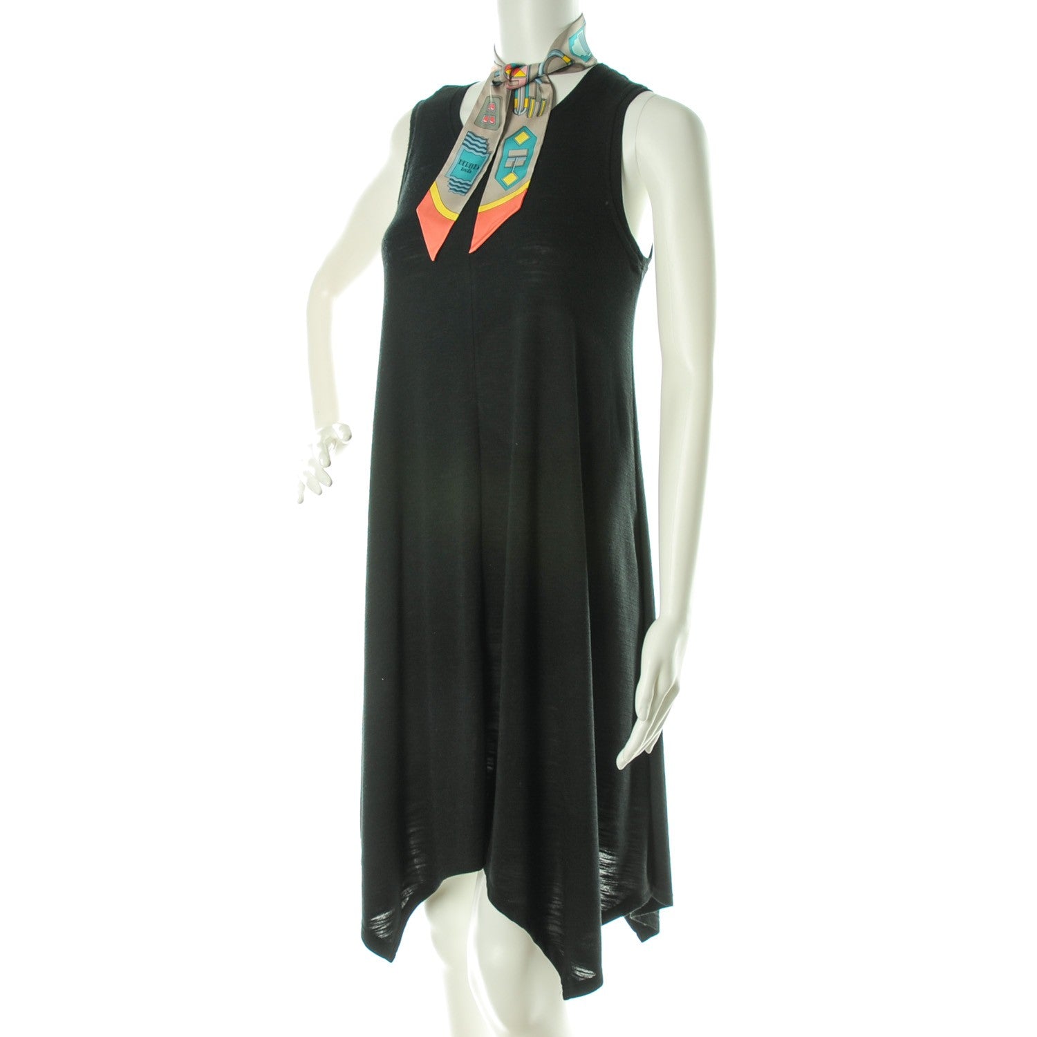 Hermes Silk Carre En Boucles Twilly Mastic Saumon Vert 2 of 6