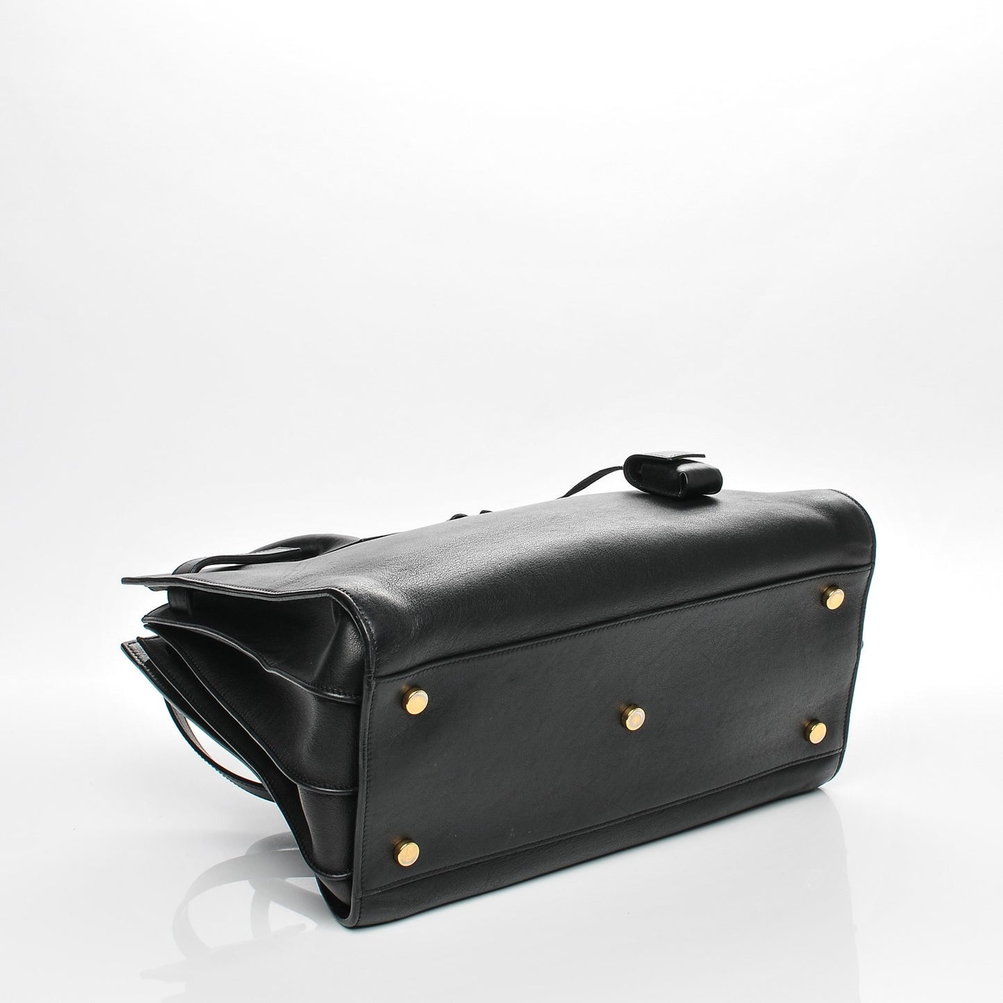 Calfskin Small Sac De Jour Black